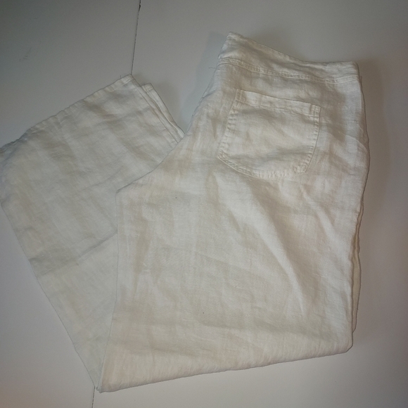 Flax Cream Wide Leg Pants - Picture 5 of 7